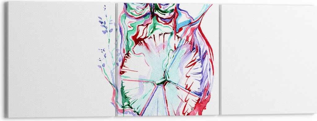 Bild auf Leinwand - Leinwandbild - Eule intelligent Geschöpf Kinder - 150x50cm - Wand Bild - Wanddeko - Leinwanddruck - Bilder - Kunstdruck - Lein...