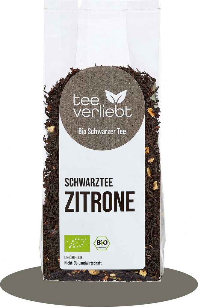 teeverliebt - Schwarztee Zitrone loser Schwarztee | 100g Produktbild 