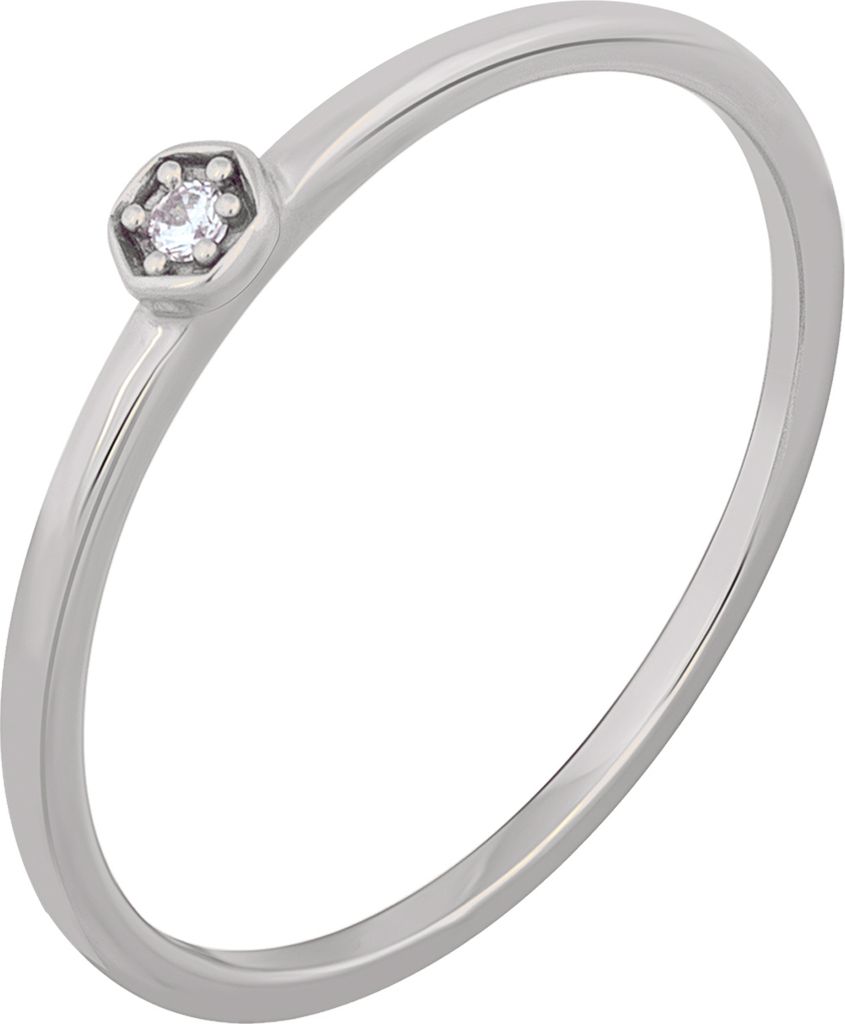 cai Ring 925/- Sterling Silber weiß 050 (15,9) Zirkonia 274270230