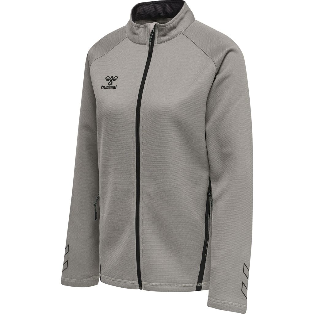 HUMMEL hmlCIMA XK ZIP JACKET WOMAN, GREY MELANGE, 2XL Produktbild 
