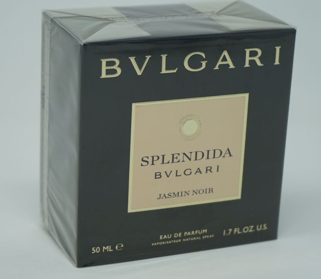 A product box for Bvlgari Splendida Jasmin Noir Eau de Parfum.