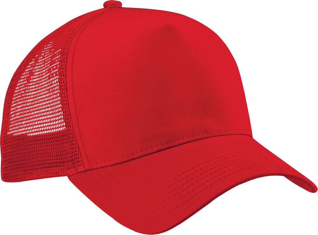 Beechfield - Trucker Cap Snapback für Herren/Damen Uni BC5260 (Einheitsgröße) (Flaschengrün)