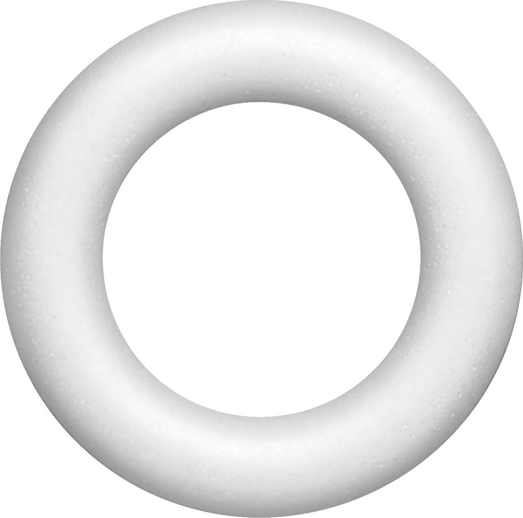 Styropor Halbring 25cm Packung mit 4 Stück