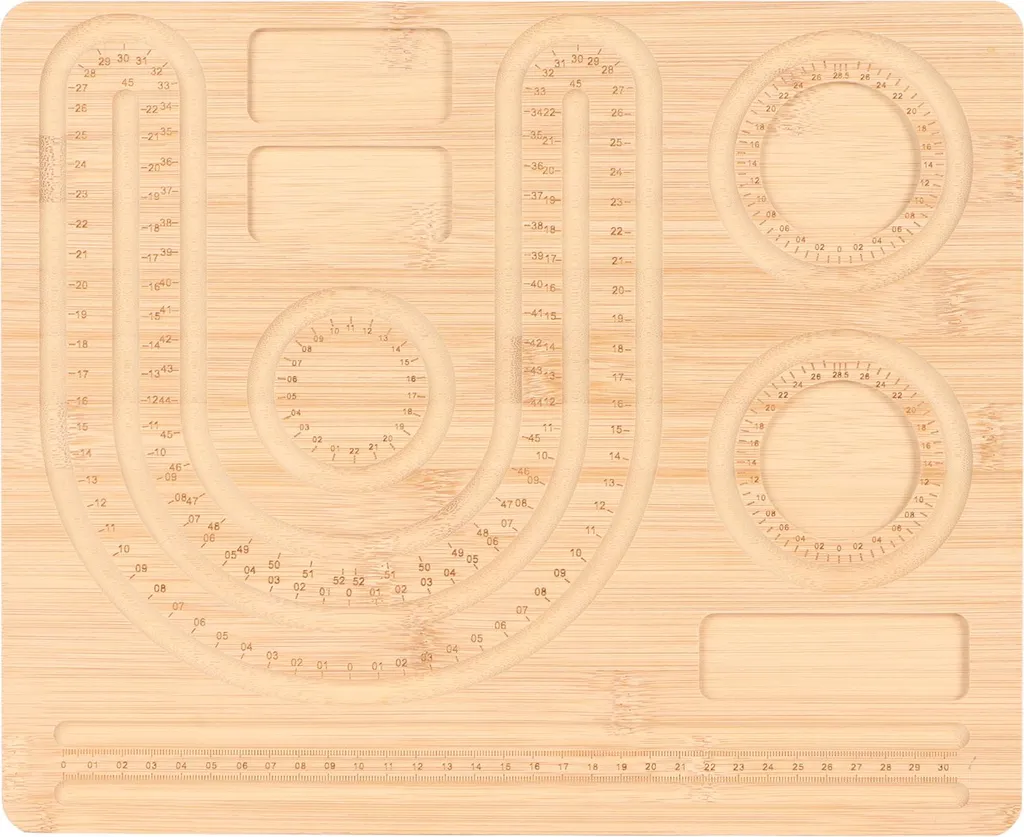 Support de création bijoux pour organiser perles et mesurer colliers DIY