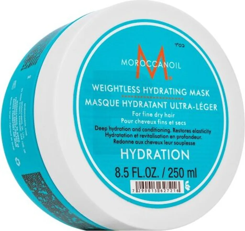 Masque Moroccanoil Hydratation Sans Poids à l'Huile d'Argan 250ml