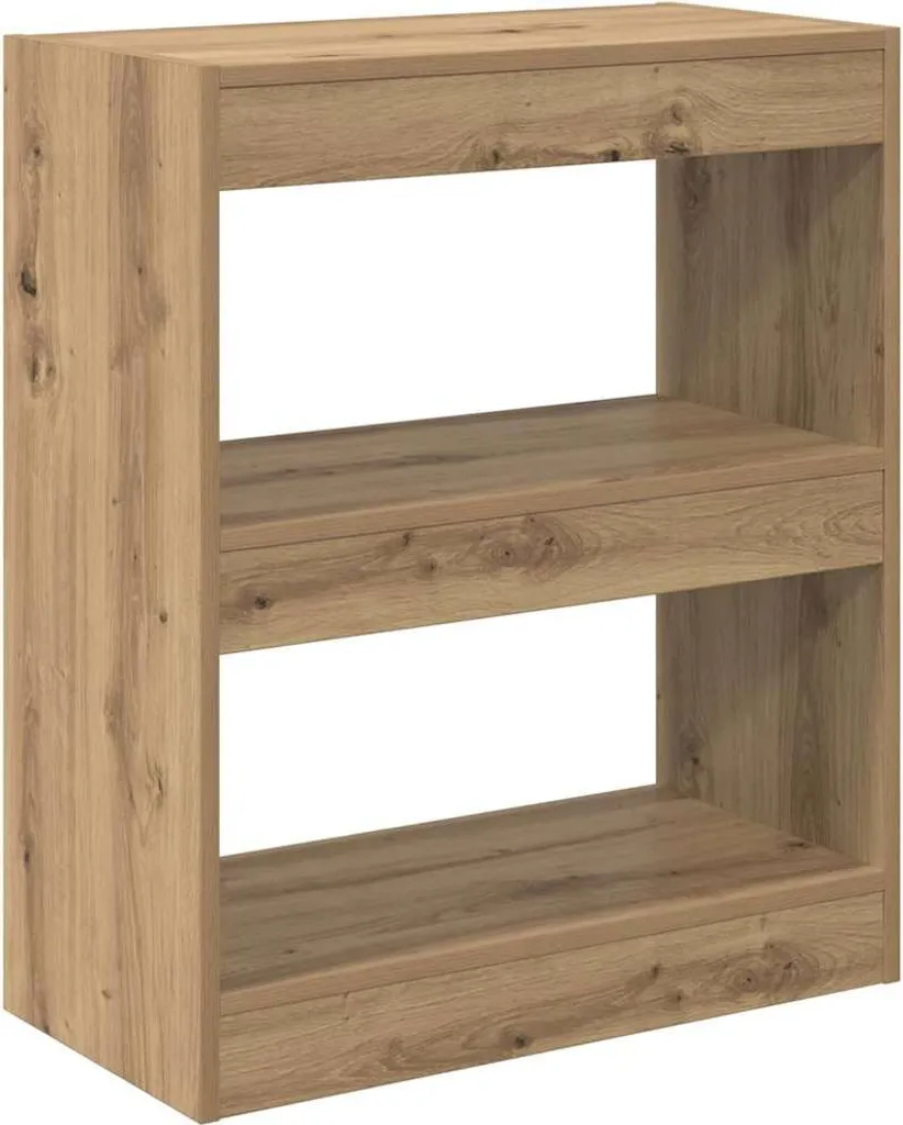 SYFAX™ Scaffale Rovere Artigianale 60x30x72 - Finitura Materica