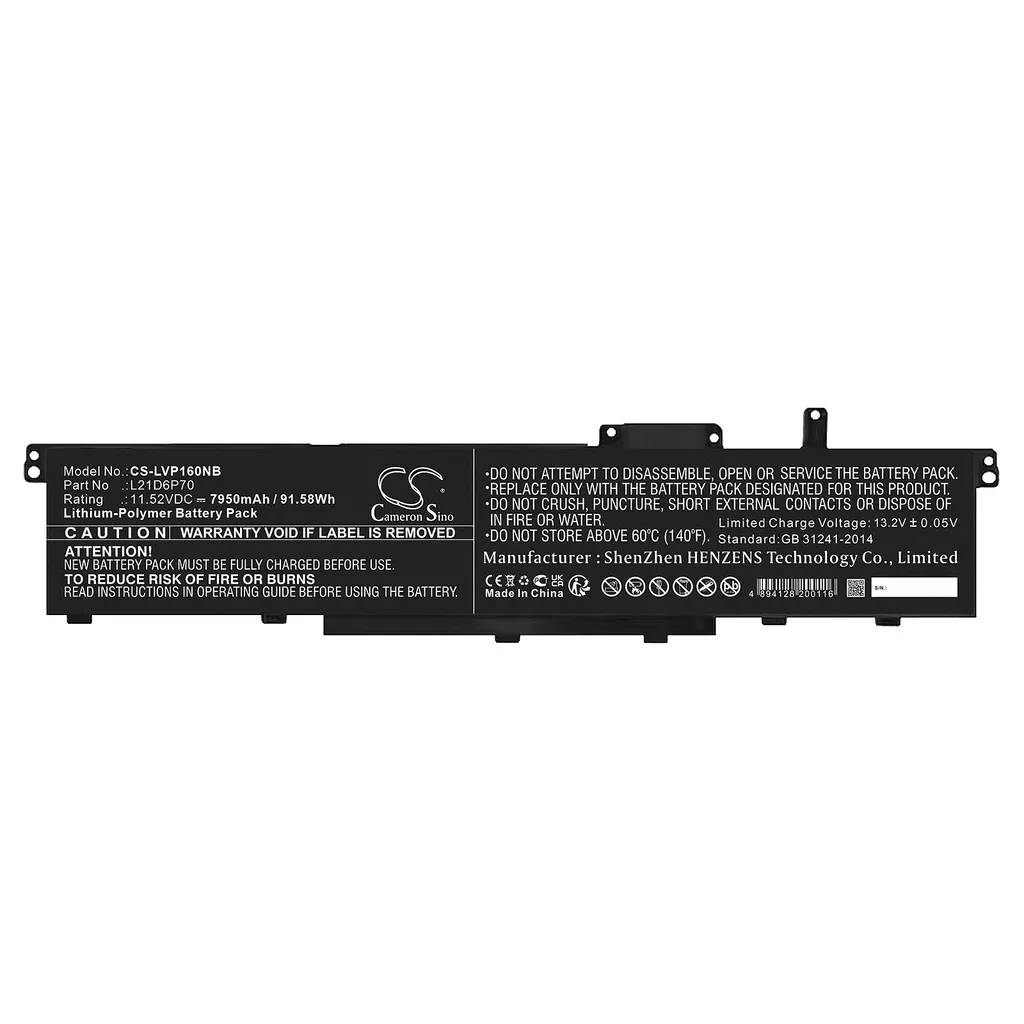 Batteria Lenovo ThinkPad P16 5B10W51893 94Wh TECHTEK - Best Seller