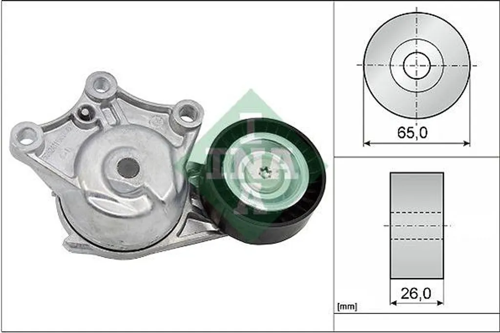 Tendeur de courroie d'accessoire pour réparer le moteur de votre C3