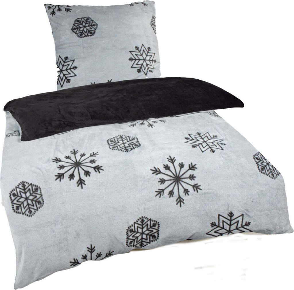 Wendebettwäsche Winter Plüsch Cashmere Touch Fleece Laser Produktbild 