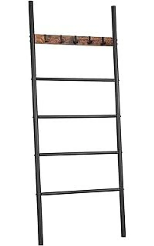 HOOBRO EBF60CJ01 Scala Portasciugamani Industriale 177cm con 5 Ganci