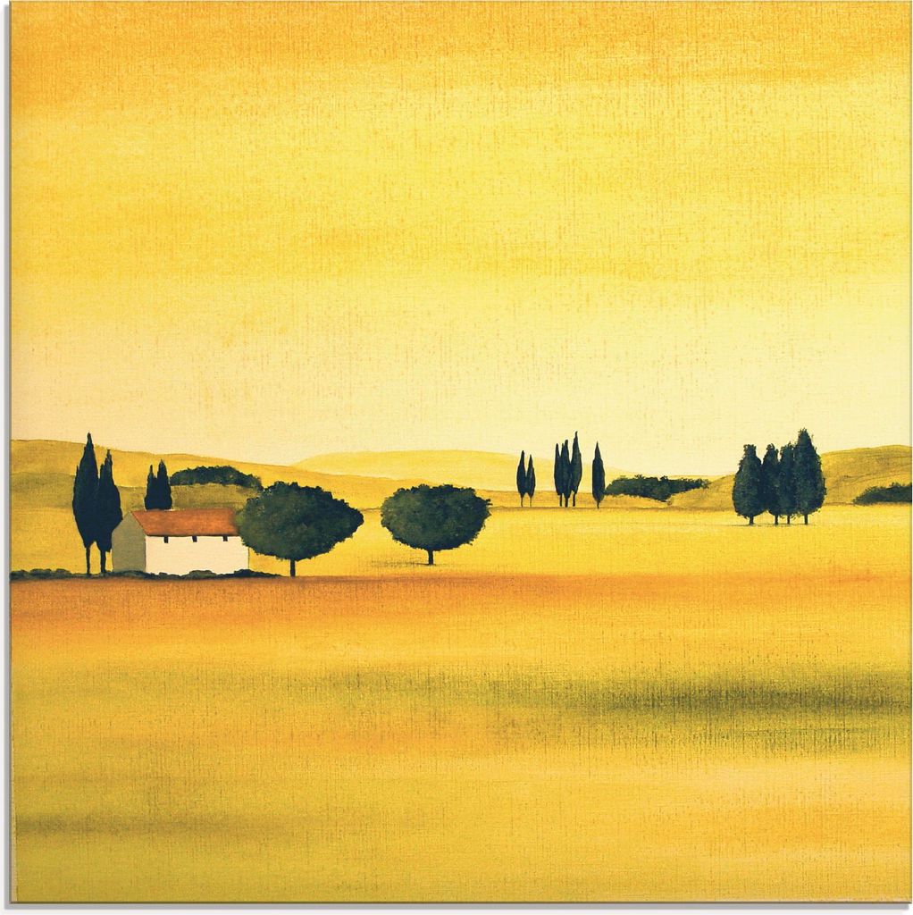 ARTland Glasbild Sonniger Tag I Größe: 20x20 cm