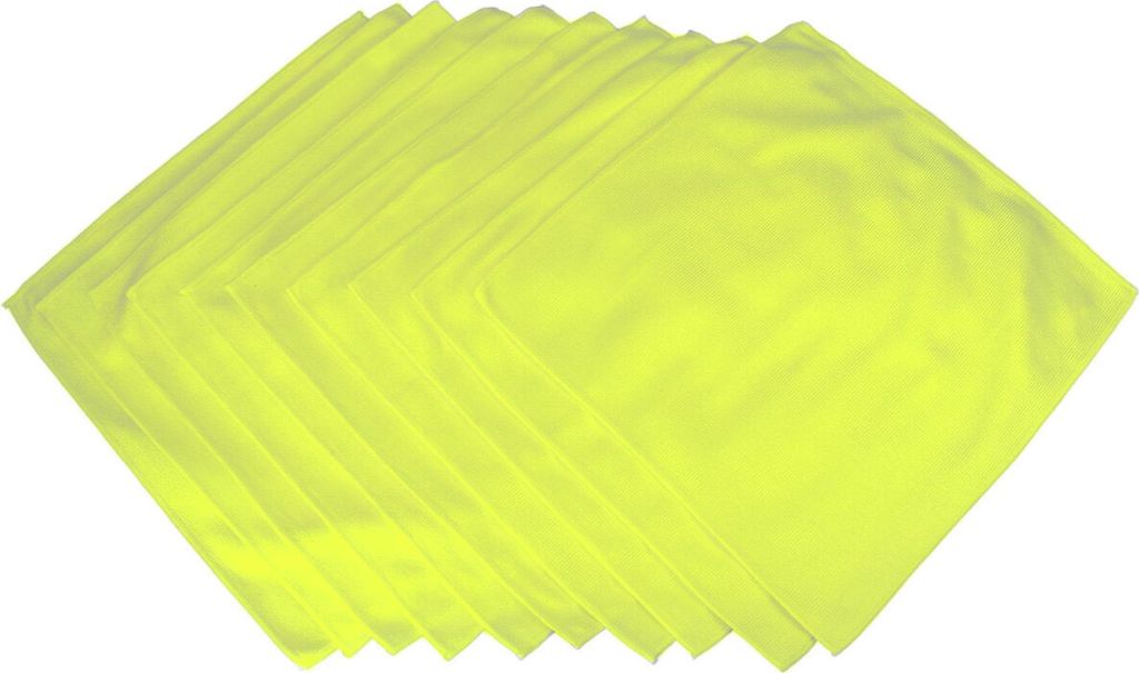 Mikrofasertücher 10 Stück 30x30cm Microfaser Reinigungstuch gelb Tuch