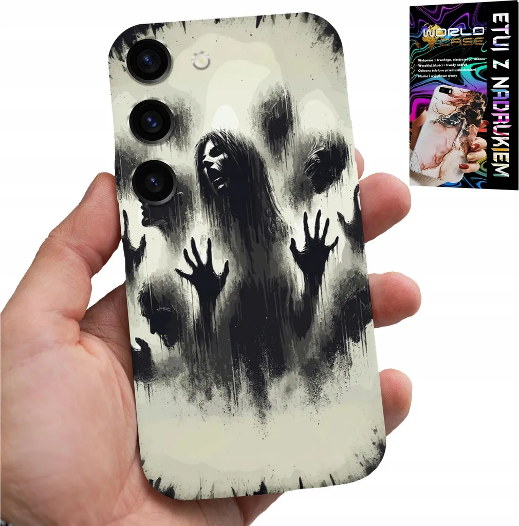 Custodia Horror Samsung S23 Walking Dead + Screen Protector in Vetro