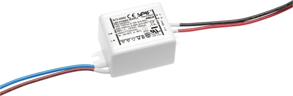 SELF SLT3-350ISC, Installationsnetzteil IP66 3W 3-12V 0,35A