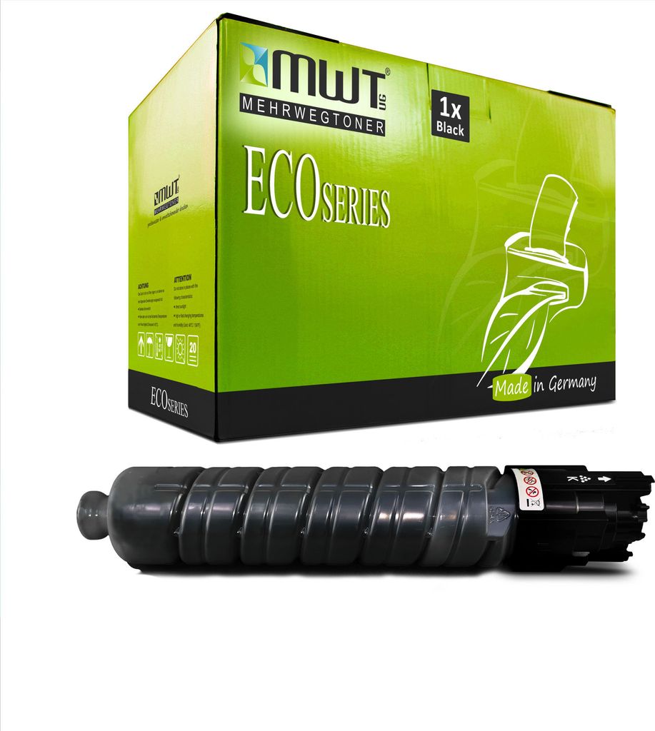 1 Mehrwegtoner kompatible Lasertoner ersetzt Ricoh 821074 TYPESPC430E Schwarz