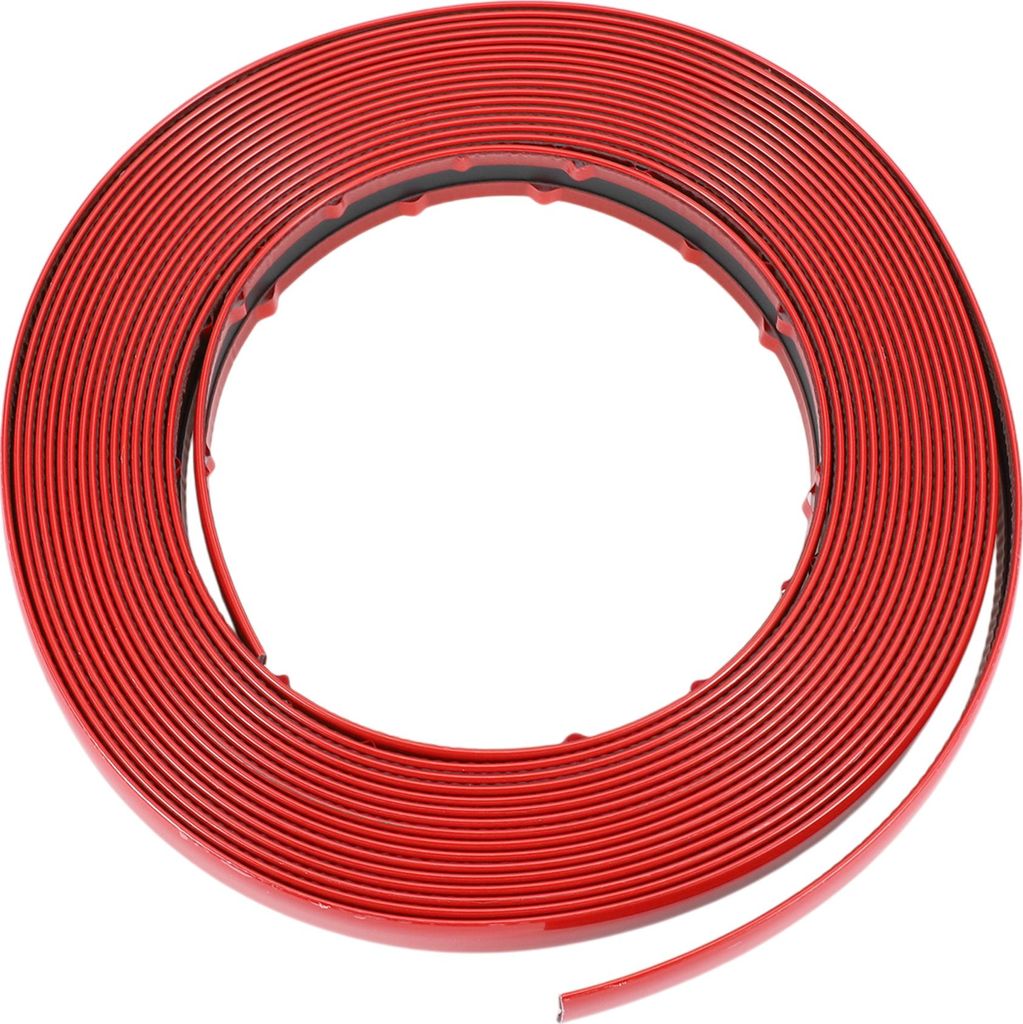 Fensterleisten-Set Externe Auto Stoßstange Tür Karosserie Selbstklebender Kratzfester Dekorativer Aufkleber Rot 1 Stück 4/5" 20mm Breite 33Ft 10...