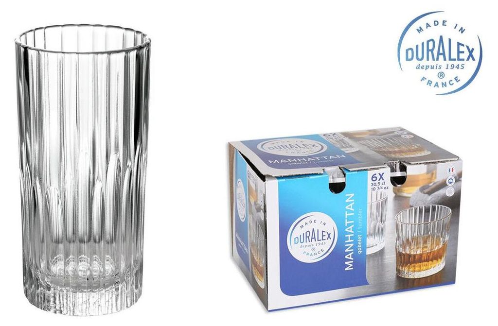 Duralex 6 Picardie Cups 305 ml - Pack de 6 Cups de Tempered Image du produit 