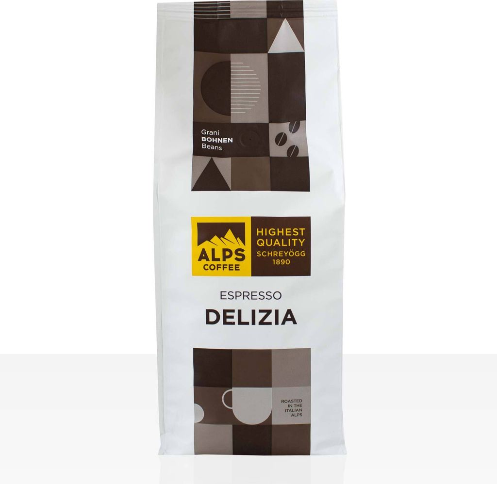 Alps Coffee Caffe Espresso Delizia 10 x 1kg Kaffeebohnen