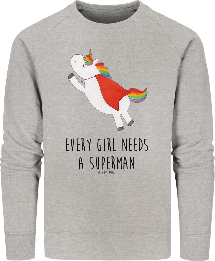 Mr. & Mrs. Panda Baumwoll Sweatshirt Einhorn Super Größe Produktbild 