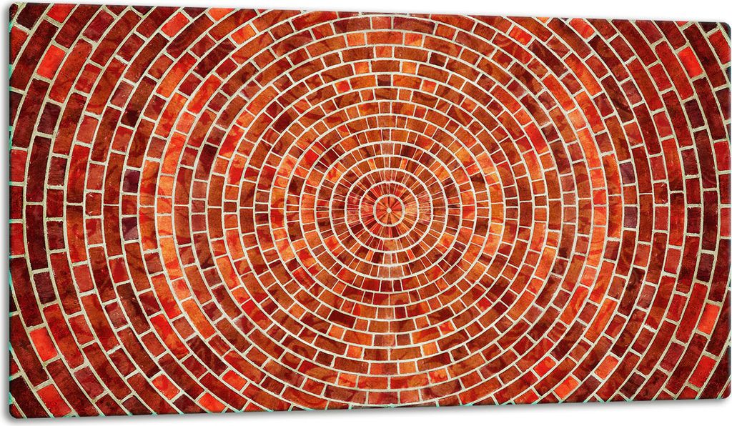 Glasschneidebrett Herdabdeckplatte Glaskeramikkochfeld Universal 52x30 cm Pfeffer