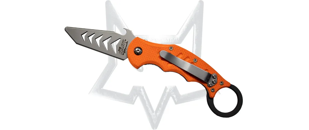 Couteau d'Entraînement Pliant FOX Dart XT avec Manche G10 Antidérapant