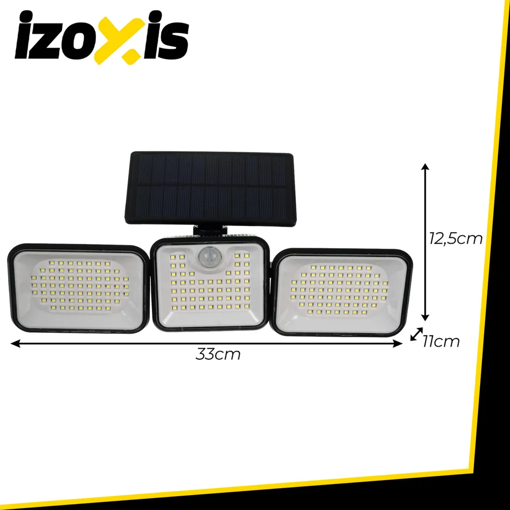 Illuminazione Solare Izoxis 180 LED: Design e Funzionalità per Esterni - 2