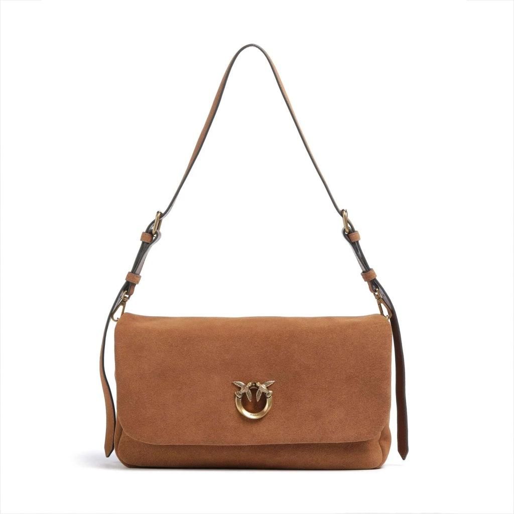 PINKO CLICK SOFT BAGUETTE Brown