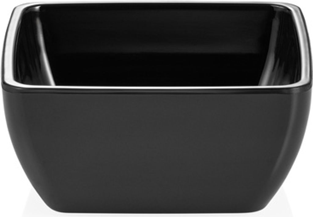 Schale DAY & NIGHT, 13 x 13 x 6 cm, schwarz, Melamin