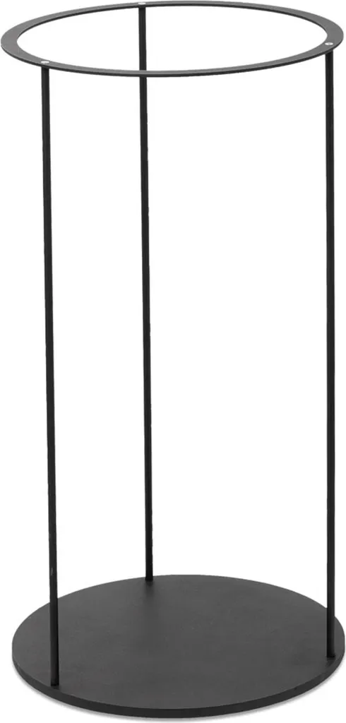 Support Versus Noir 79cm en acier - Stabilité et design minimaliste