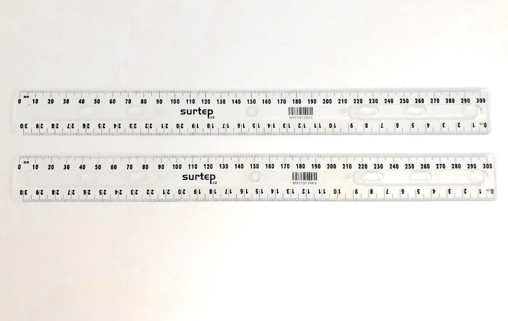 Righello con forme Standard trasparente 30 cm 1746 Immagine del prodotto 