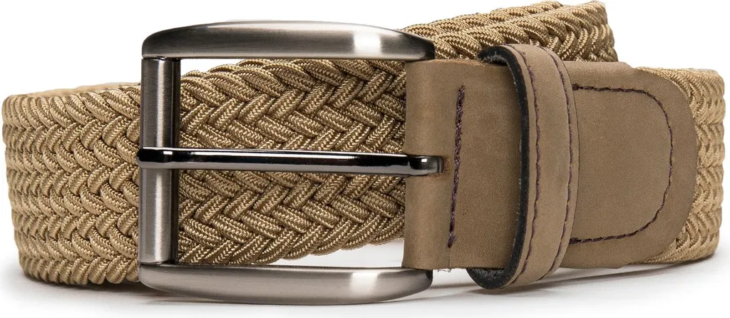 Ceinture vegan marron Prat pour homme : accessoire éthique et chic