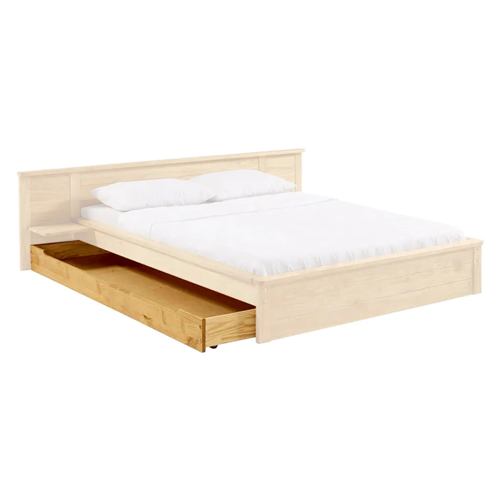 Aménagez votre chambre avec le lit coffre KOMFORT laqué blanc 160x200