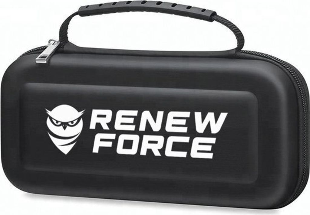 Schutzset für Nintendo Switch Geeignet - Aerocase Etui & Hülle mit Bildschirmschutz, Schwarz