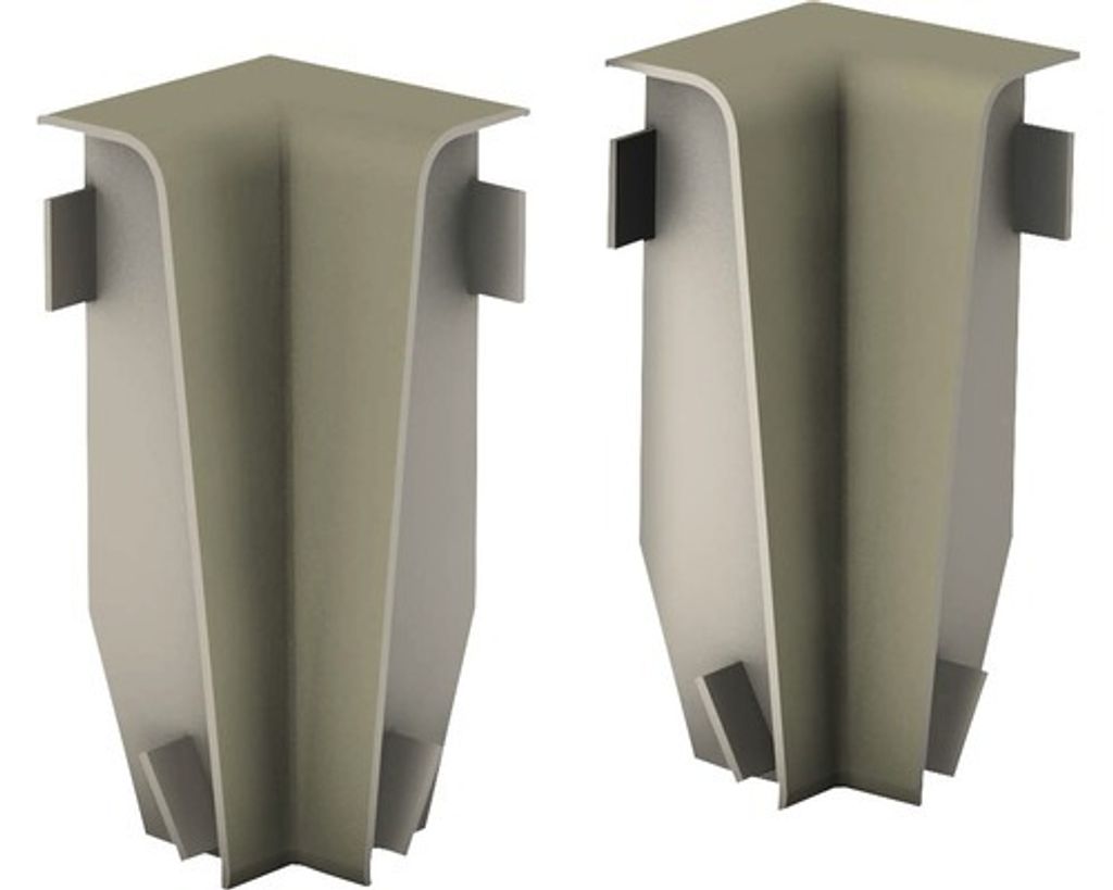 Prinz Innenecken für Sockelleiste steingrau 58x18 mm 2 Stück