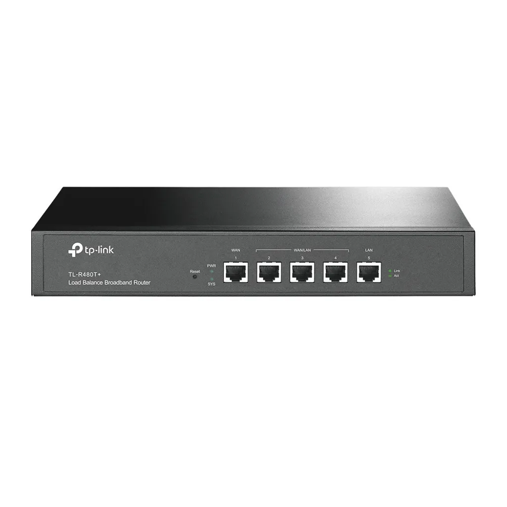 TP-Link TL-R480T+ Routeur équilibreur de charge avec boîtier métal robuste