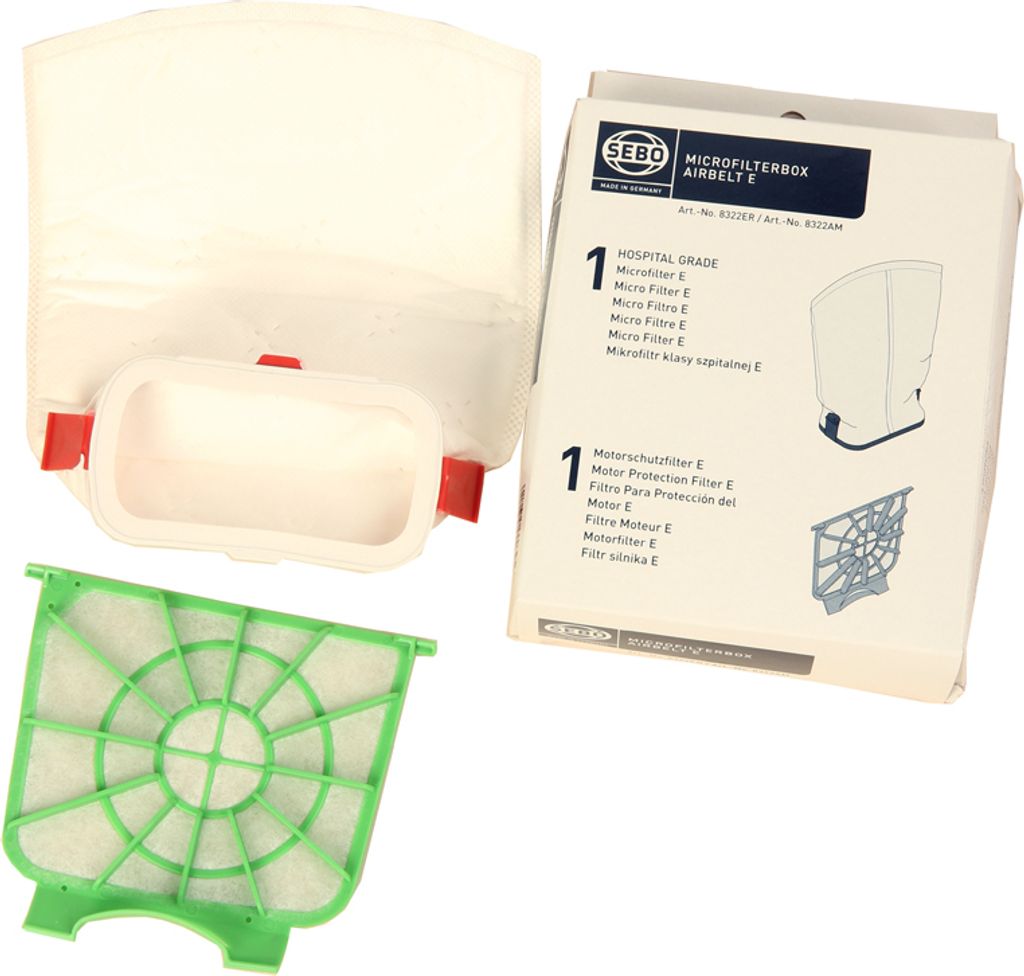 SEBO E (2 Filter) Mikrofilterbox (für Airbelt E)