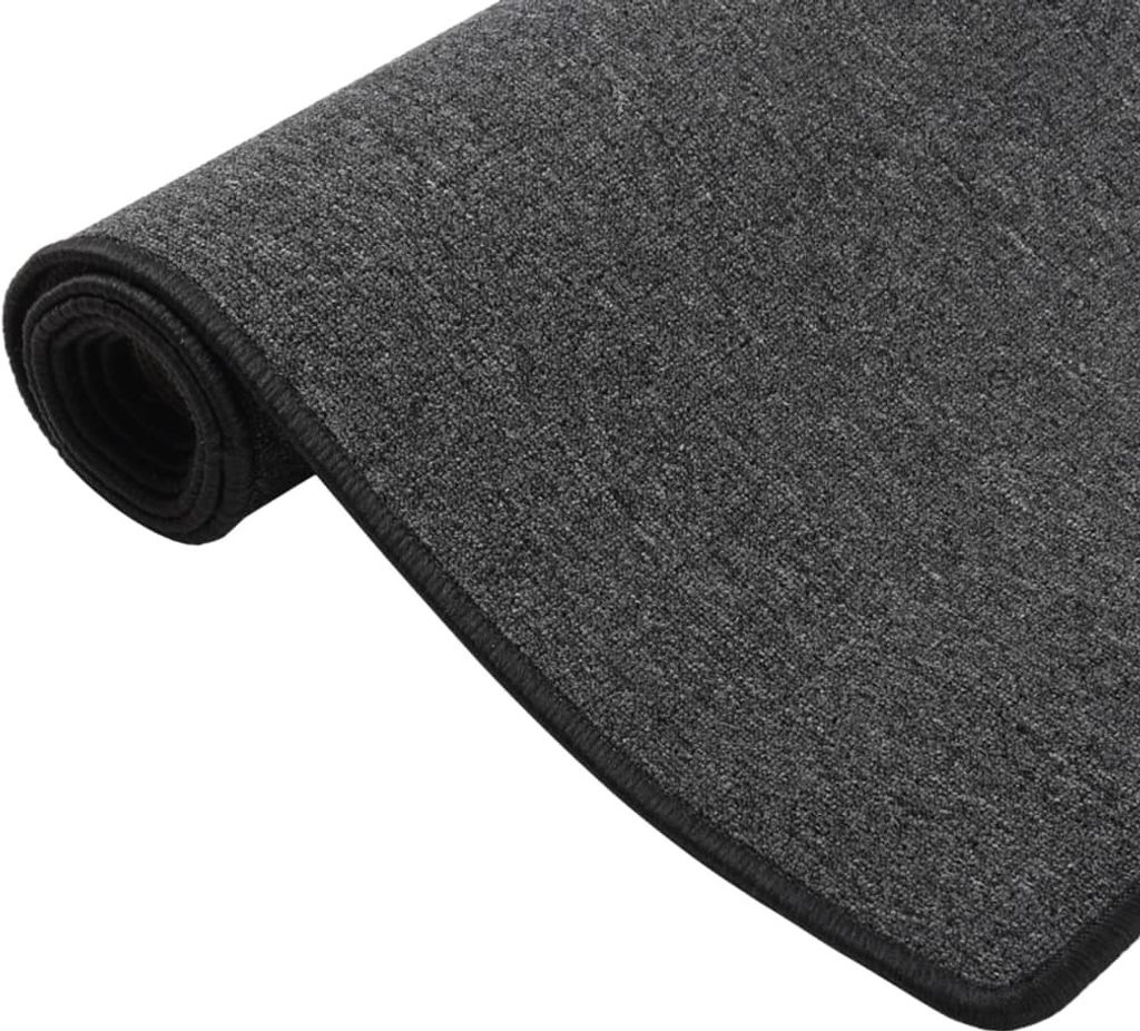 vidaXL Teppichläufer Anthrazit 50x250 cm Produktbild 