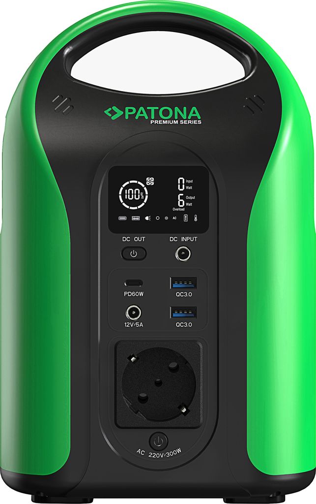 Patona Platinum 300W 283Wh PD60W USB5V/3A DC12/5A Portable Produktbild 