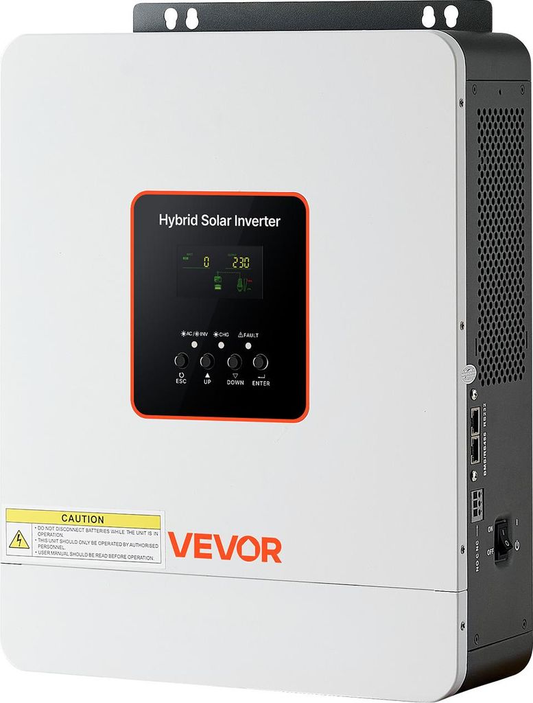 VEVOR 3000W Hybrid-Wechselrichter, 24V DC auf 230V AC, mit Produktbild 