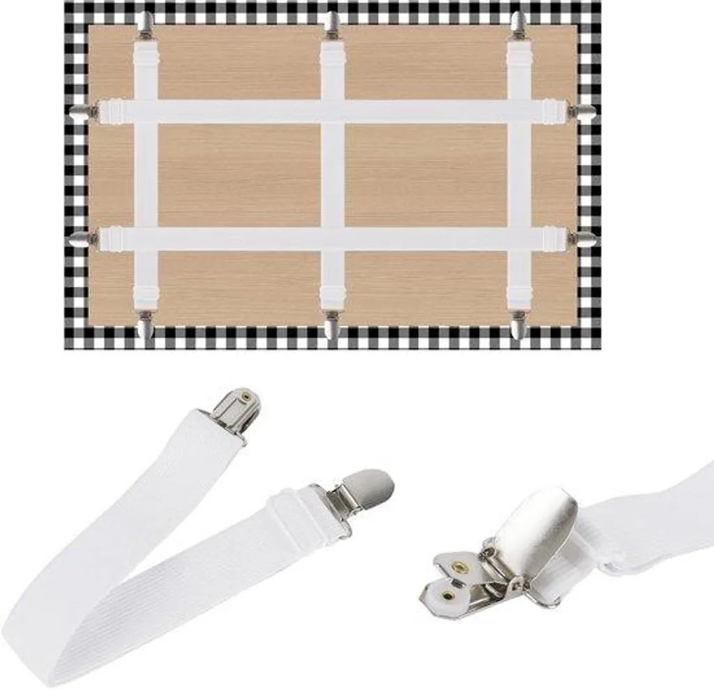 Pinces élastiques pour nappe réglables pour repas en extérieur lot 5