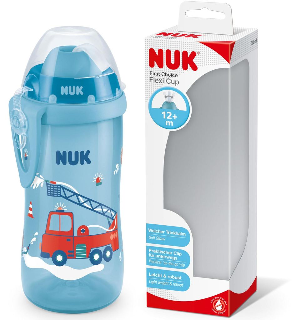 NUK 10255672 First Choice+ Flexi Cup Trinklernflasche 300 Produktbild 