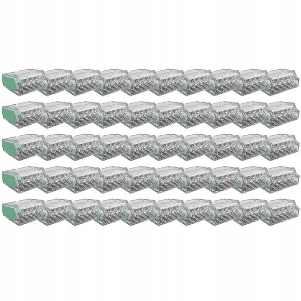 50x Schnellkupplung für 5x0.5-2.5mm² starre Leiter EDO205 EDO Technic