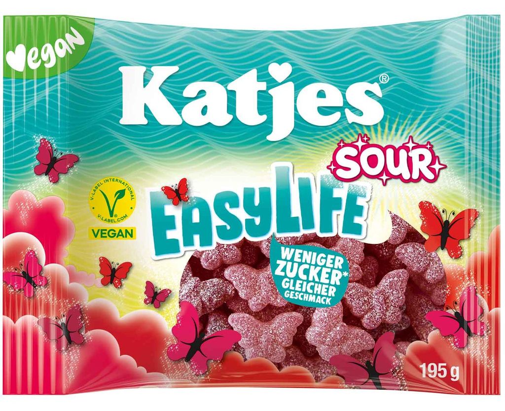 Katjes EasyLife Sour 195g Produktbild 