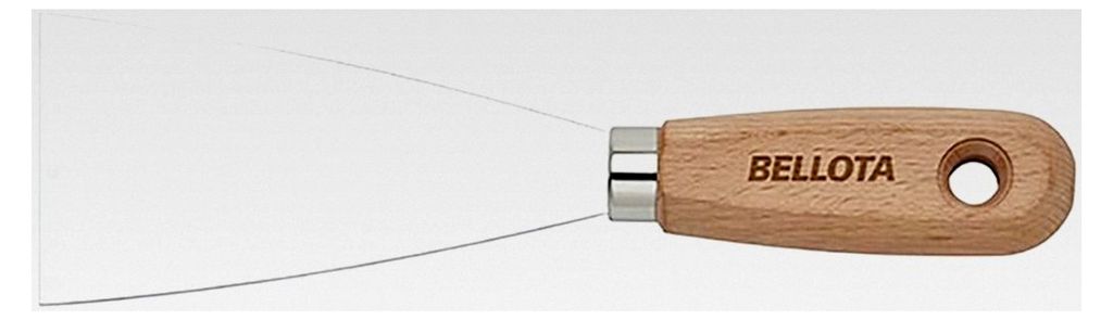 Kelle aus rostfreiem Stahl mit Holzgriff 40mm
