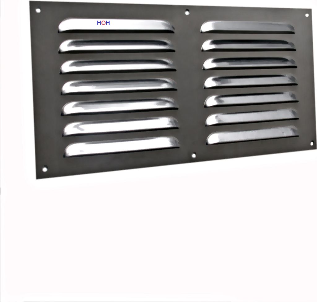 Lüftungsgitter LG 3015 A Lamellengitter Alu 300 x 150mm Produktbild 