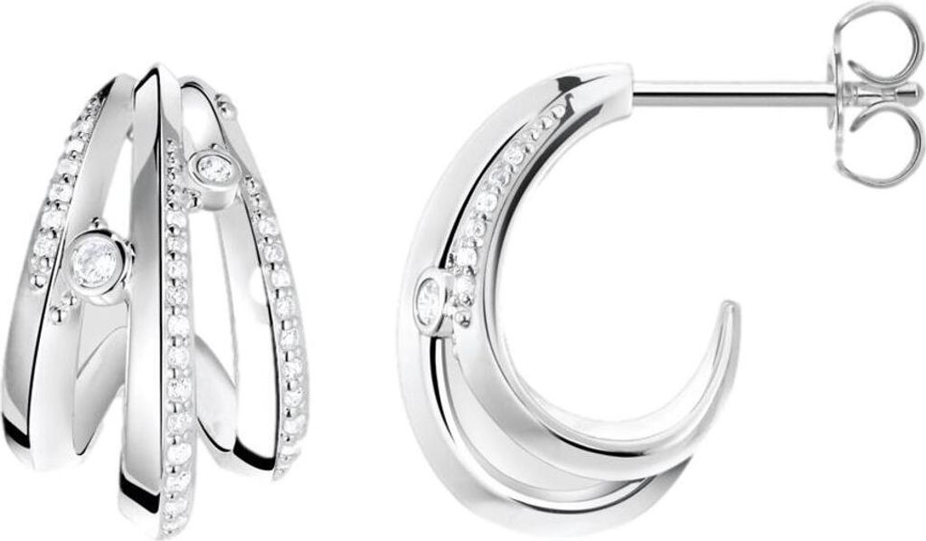 Thomas Sabo Ohrringe 925 Sterling Silver Zirkonia Weiß Produktbild 