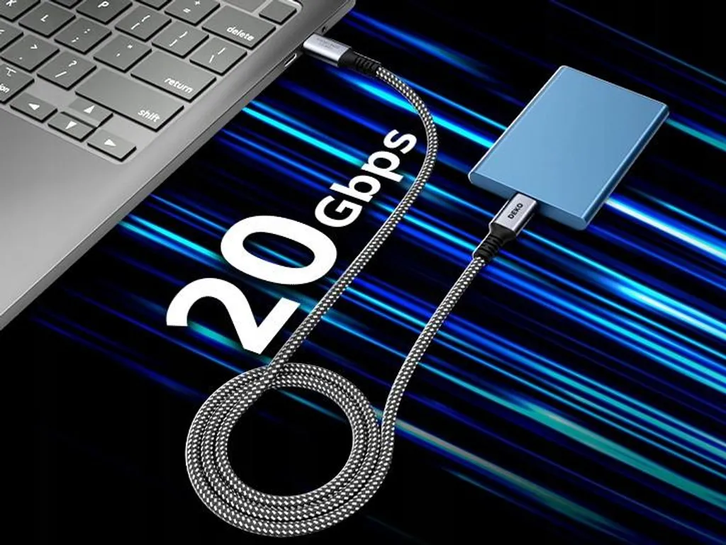 Cavo USB Tipo C 3.2 100W 2m Compatibile Apple Thunderbolt Prezzo - 11