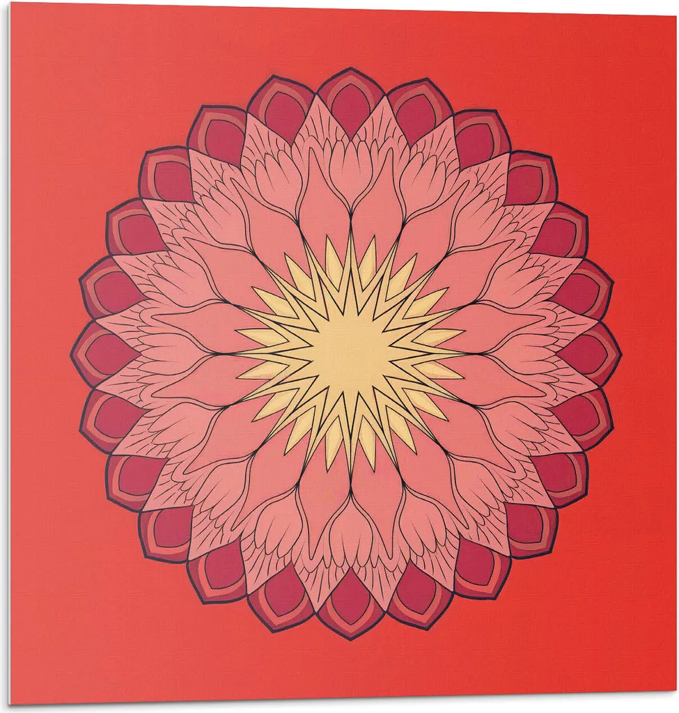 Piastrelle Autoadesive Mandala 20x20 - Rivestimento PVC Decorativo 20 Pezzi