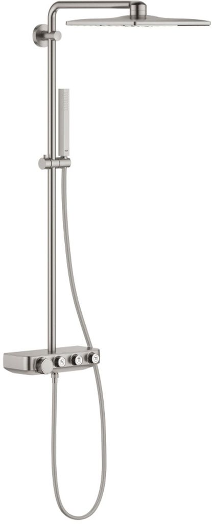 Grohe Euphoria SmartControl System 310 Cube Duo Duschsystem mit Thermostatbatterie, Wandmontage, 26508DC0