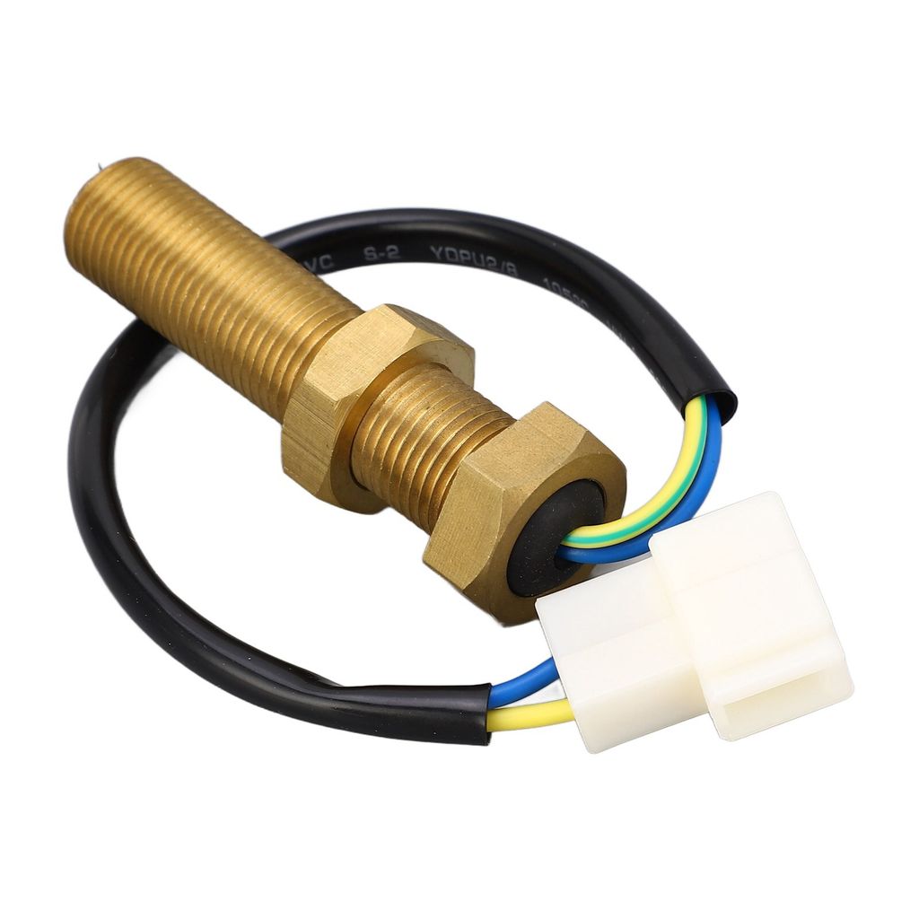 Magnetischer Drehzahlsensor M16x1,5 IP44, hochempfindlicher Drehzahlaufnehmer aus Messing für 50-V-Generatoren